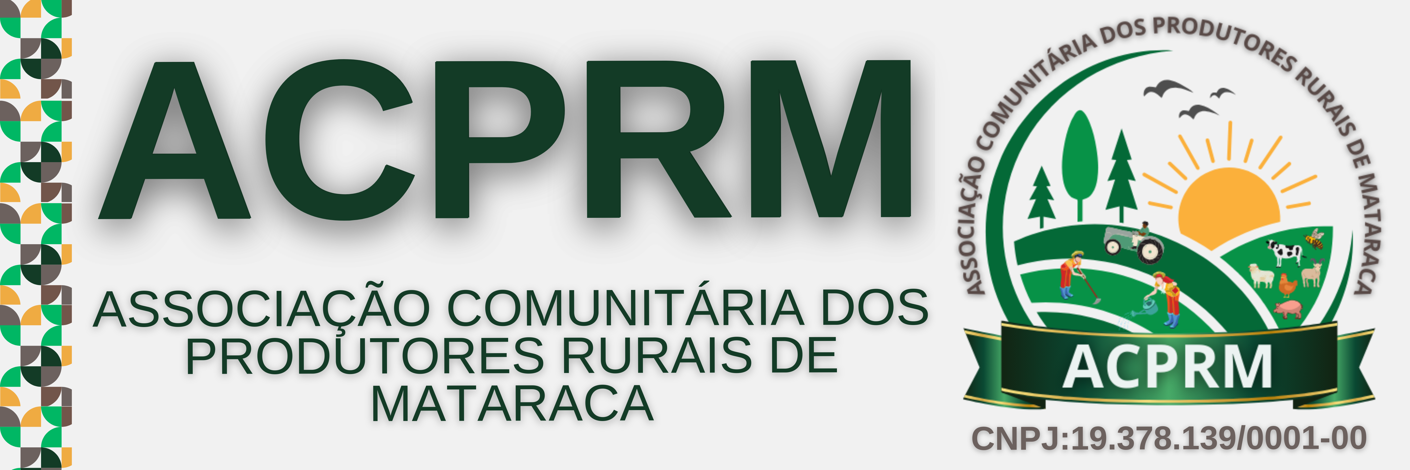 Logomarca da Associação Comunitária dos Produtores Rurais do Município de Mataraca — ACPRM